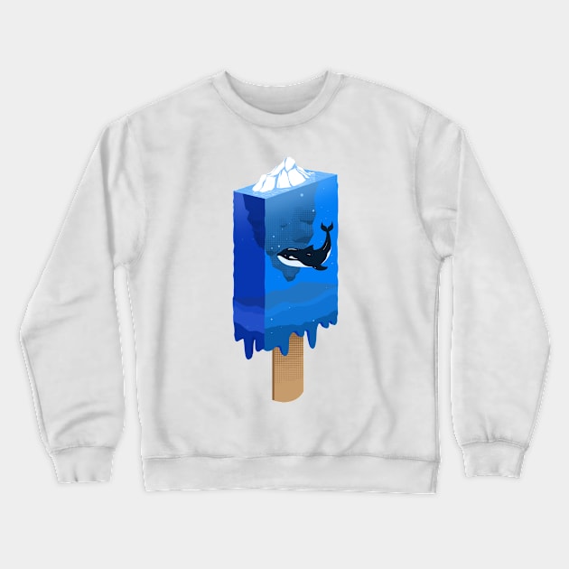 Blue Ocean Crewneck Sweatshirt by carbine